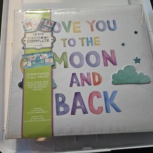 C.R. Gibson Scrapbook Complete 12x12 Love You To Thw Moon And Back